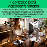 HP Webcam 960 4K - UHD, 3840 x 2160, Videoconferencias, Autoenfoque, Micrófono Integrado, Windows Hello, Teams, Zoom, Google Meet, Twitch, Youtube, Streaming - Color Plata