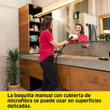 Kärcher Limpiadora de vapor SC 4 Deluxe Iron, presión de vapor: 4 bar, calentamiento: 3 min., superficie: 130 m², depósitos: 0,5 l + 1,3 l, kit suelos EasyFix, boquillas, plancha de vapor