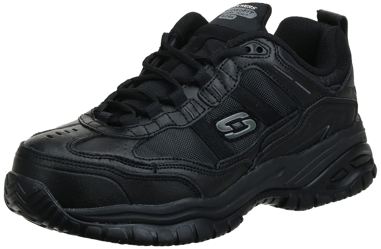 Skechers Soft Stride Grinnel, Zapatillas Hombre, Black, 46 EU