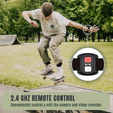 Exprotrek Cámara de acción 4K con Pantalla táctil, EIS Gran Angular de 170°, cámara subacuática Impermeable de 40 m, cámara Deportiva de Control Remoto con Kit de Accesorios para Casco