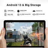 DOOGEE T30 Pro Android 13 Tablet, 11 Pulgadas 2.5K Full HD 1600 * 2560/15 GB RAM + 256 GB ROM(2TB)/Helio G99 2.2GHz/8580mAh/20MP/Dual 4G LTE+5G WiFi/Type-C