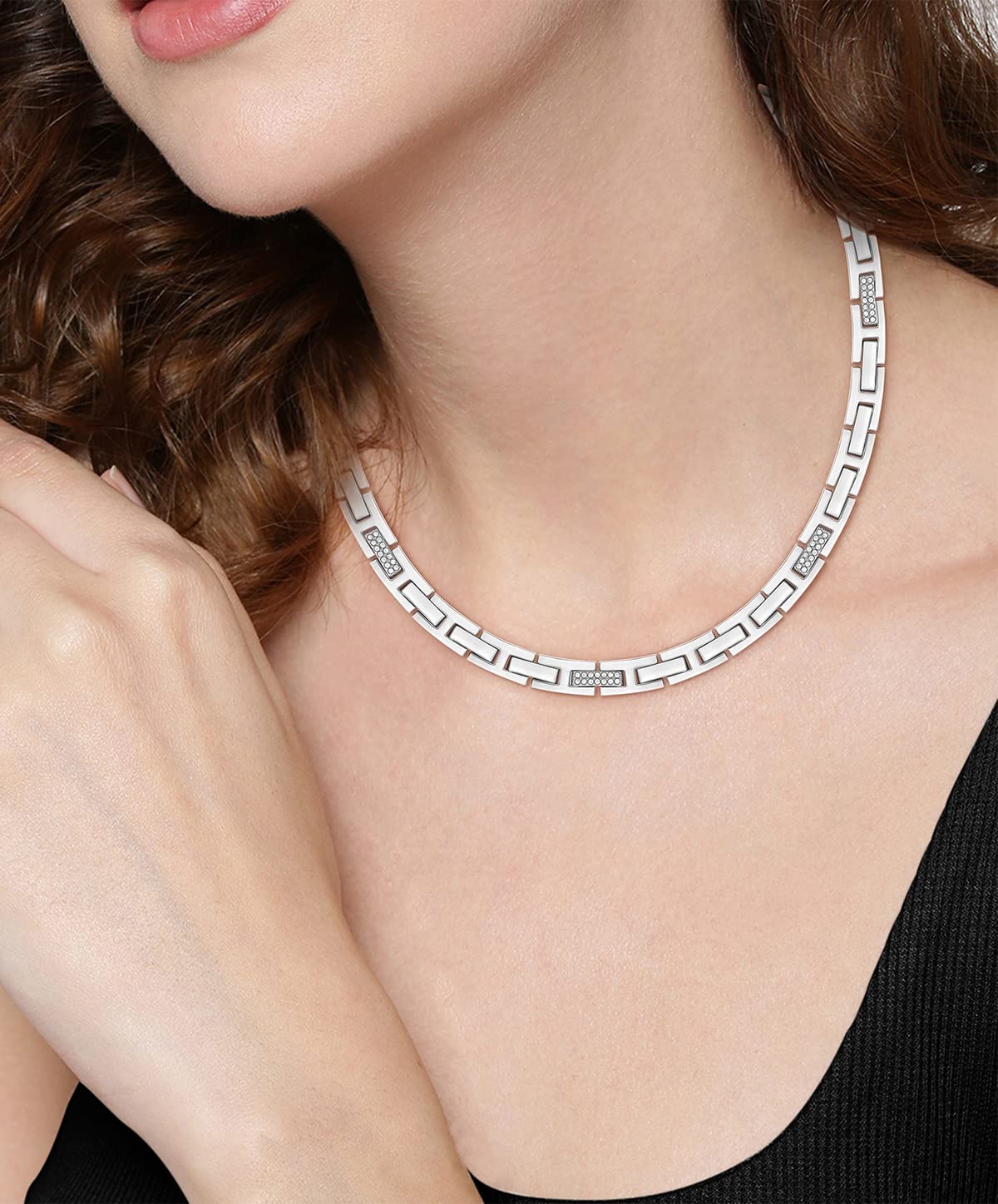 BOSS Jewelry Collar para Mujer Colección THALIA de Acero inoxidable - 1580376