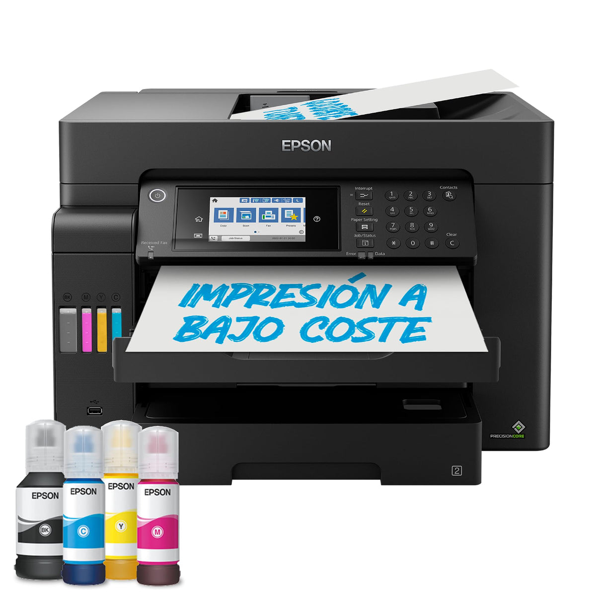 Impresora multifunción EcoTank ET-16655 A3+ con depósito de tinta, conexión Wi-Fi y fax