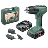 Bosch UniversalImpact 18 - Taladro, 2 Baterías, Sistema de 18 V, en Maletín