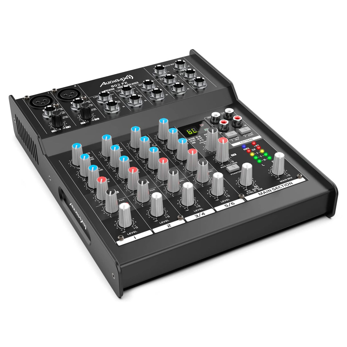 Audibax 802 FX Mesa Mezclas 6 Canales y Efectos