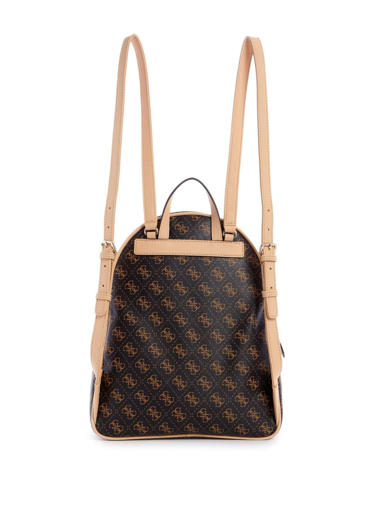 GUESS Mochila Grande Manhattan, marrón, Talla única para Mujer