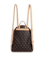 GUESS Mochila Grande Manhattan, marrón, Talla única para Mujer