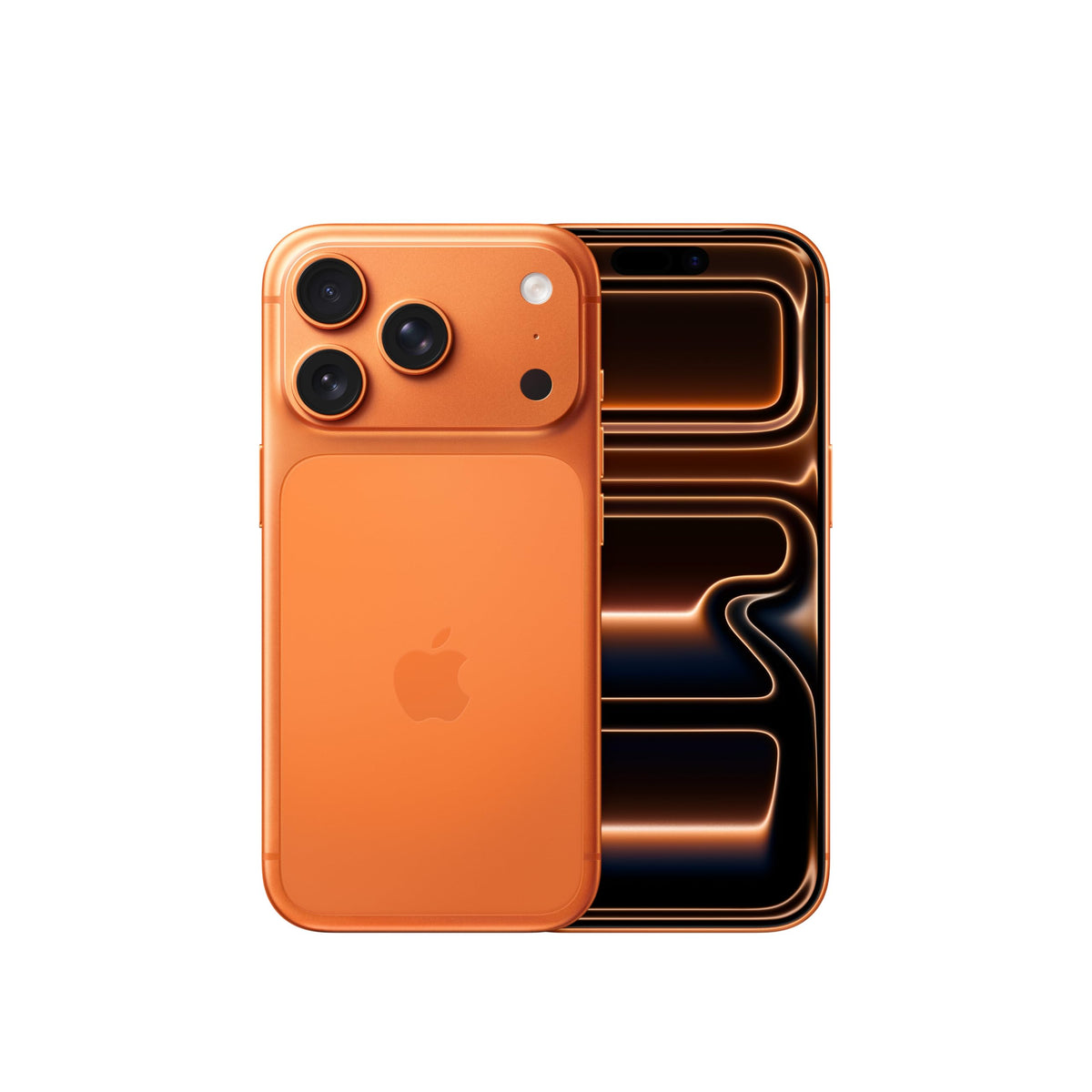iPhone 17 Pro de 1 TB: Pantalla de 6,3 Pulgadas con Promotion hasta 120 Hz, Chip A19 Pro, autonomía revolucionaria, Sistema de cámaras Pro Fusion con cámara Frontal Center Stage; Naranja cósmico