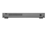Netgear GS110MX-100UKS - Switch de red Smart Plus no gestionable (8 puertos Gigabit y 2 puertos 10G/MultiGigabit con montaje en pared o bastidor, sin ventilador) [modelo UK]