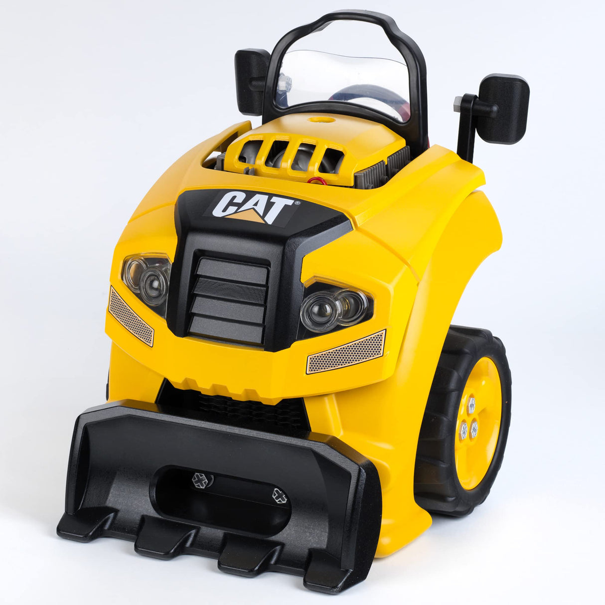 Theo Klein 3206 Motor de camión CAT, Bloque de motor con funciones de reparación instructivas, Faros y bocina a pilas, Dimensiones: 44 cm x 40 cm x 52 cm, Juguetes para niños a partir de 3 años