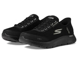 Skechers Men's Go Walk Flex Sneaker, Negro y Blanco, 42.5 EU