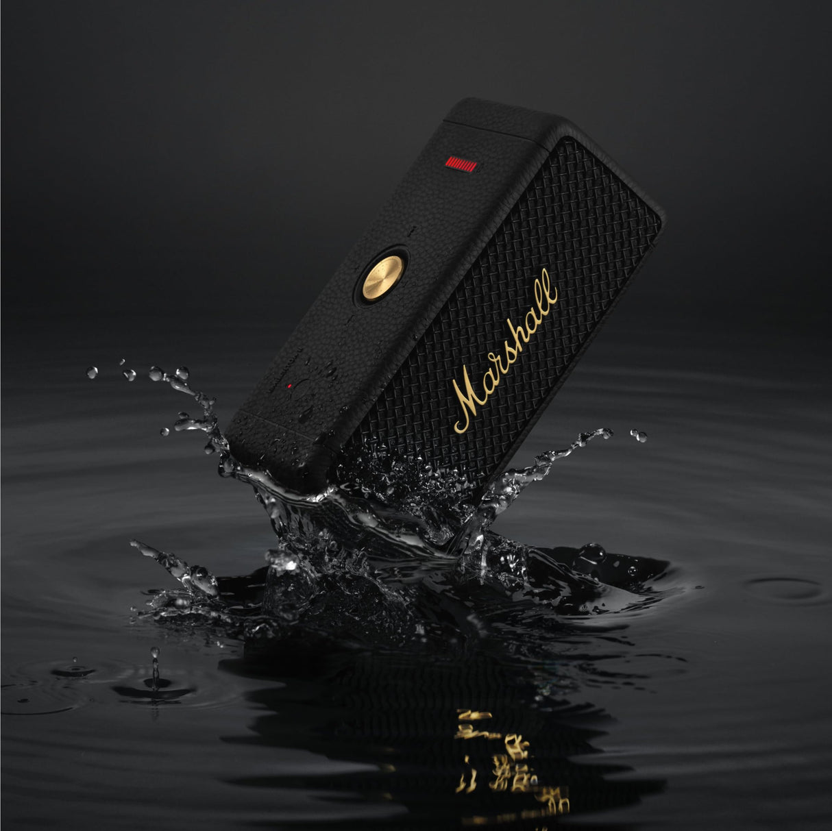 Marshall Emberton II Altavoces Bluetooth portátiles, inalámbricos, Emparejables, IP67 Resistentes al Polvo y al Agua, más de 30 Horas de Tiempo de reproducción - Negro