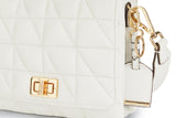 Geox D Veriana A, Bolsa Mujeres, Blanco, Einheitsgröße