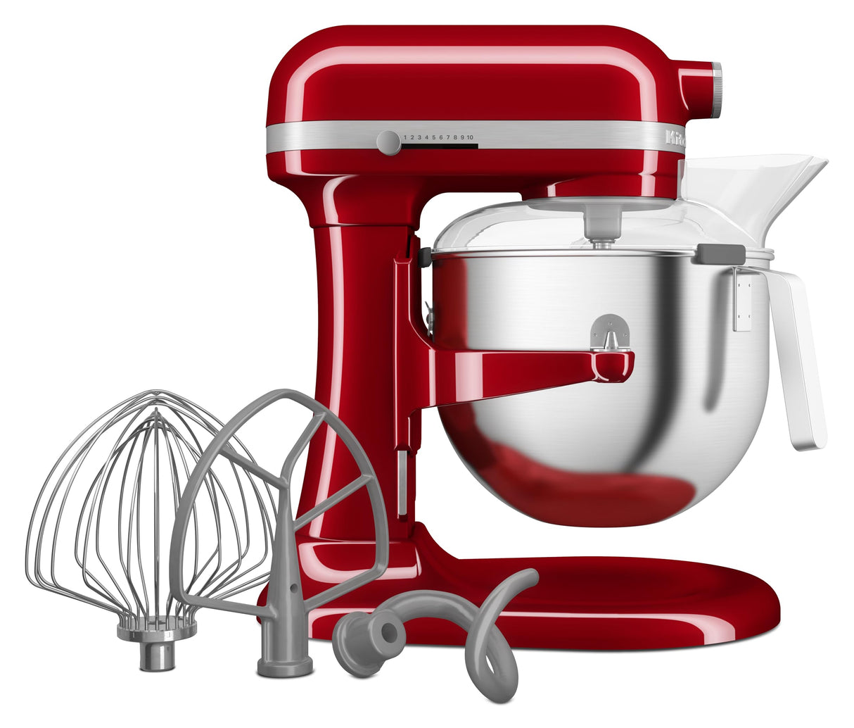 KitchenAid HEAVY DUTY BATIDORA AMASADORA CON BOL ELEVABLE DE 6,6L - ROJO IMPERIAL 5KSM70JPXEER