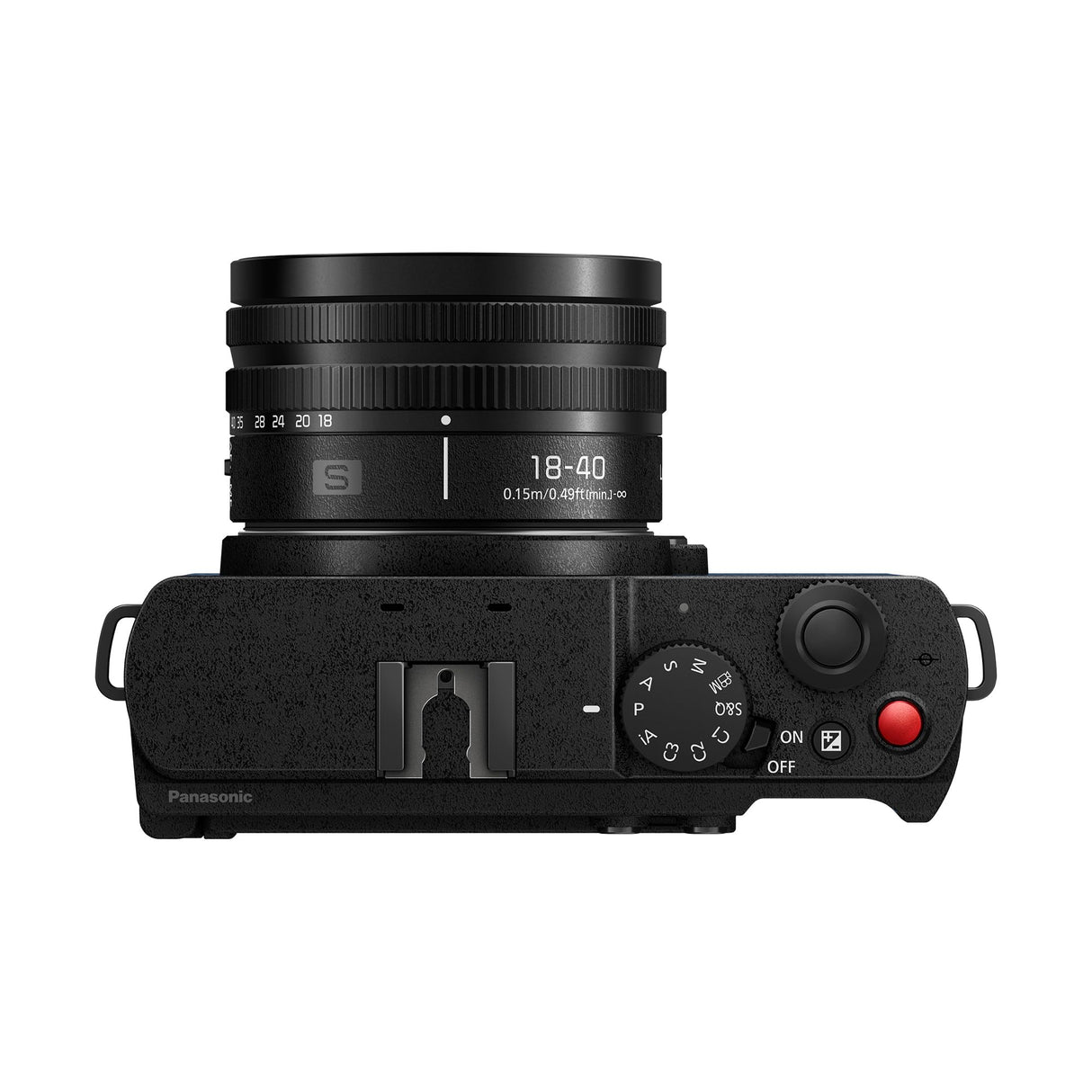 Panasonic Lumix DC-S9NE-A Cámara para Vlog con Fotograma Completo y Puerta Abierta sin Espejo, 24,2 MP, Vídeo 6K/4K, PDAF de 779 Puntos, WiFi 5 GHz, Azul, con S-R1840 18-40mm S Lente De Cámara