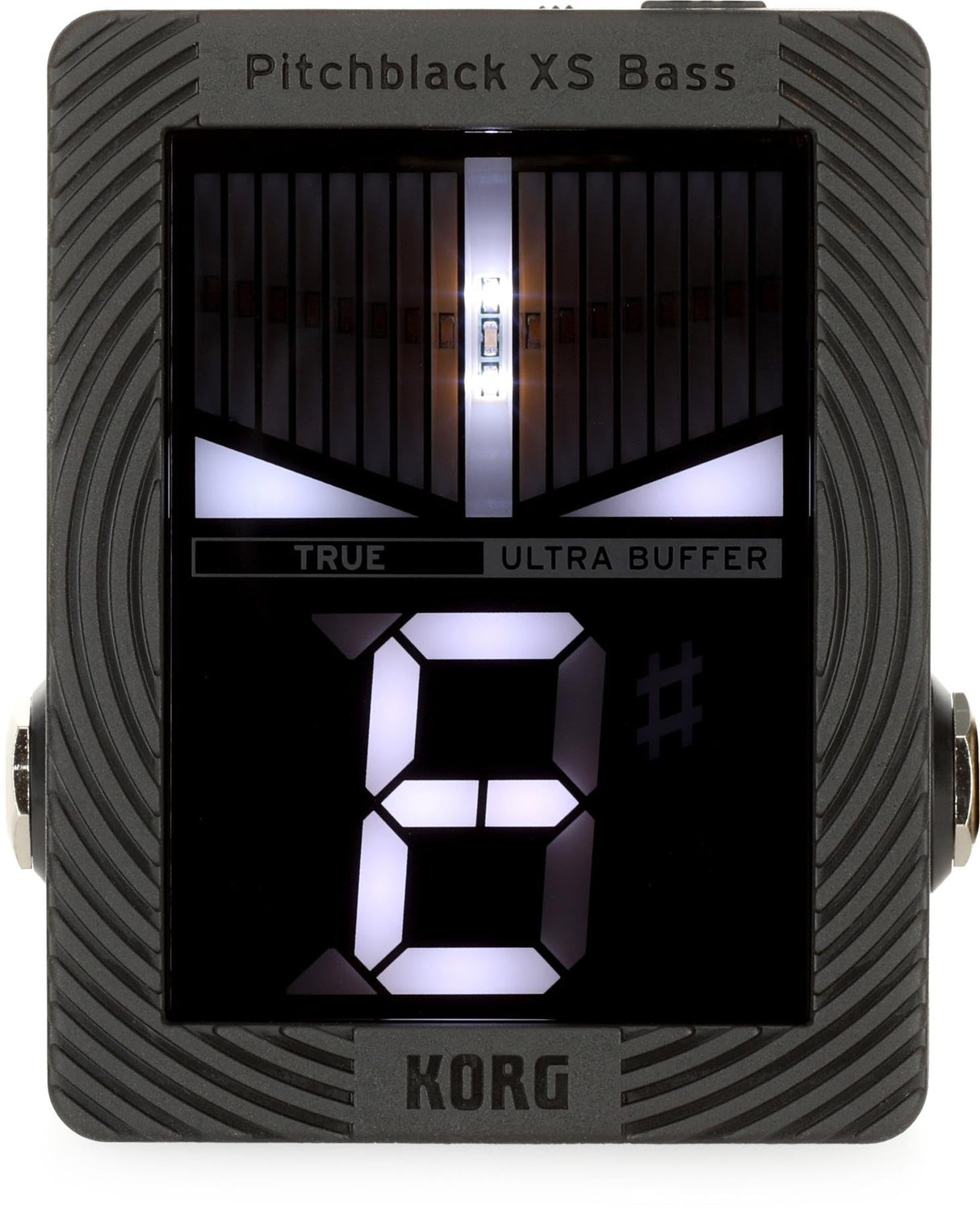 Korg Pitchblack X Series - PB-XS-BASS Afinador de Pedal Cromático Compacto para Bajo - Negro