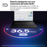 LG gram 14Z90U-G.AU88BN - Ordenador Portátil Ultraligero de 14" Intel Core Ultra 7 355, 3 GB RAM, 1 TB SSD, Intel Graphics (4Xe), IPS Antirreflejo, 1120g, 36.5h, Windows 11, Teclado ES, Negro