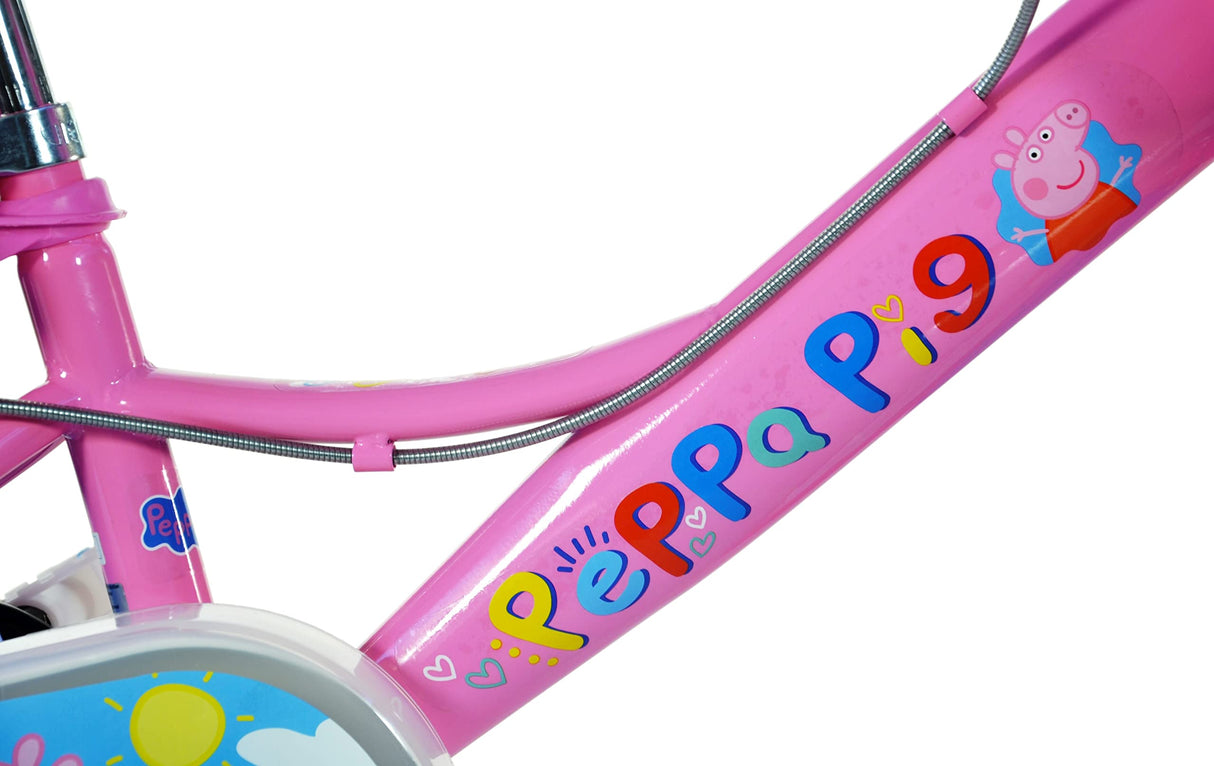 Peppa Pig Bicicleta 12"-3-5 Años Infantil, Bebés niñas, Rosa