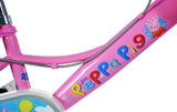 Peppa Pig Bicicleta 12"-3-5 Años Infantil, Bebés niñas, Rosa