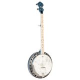 ORTEGA Falcon Series Banjo - Azul Transparente + Funda, OBJE400TBL