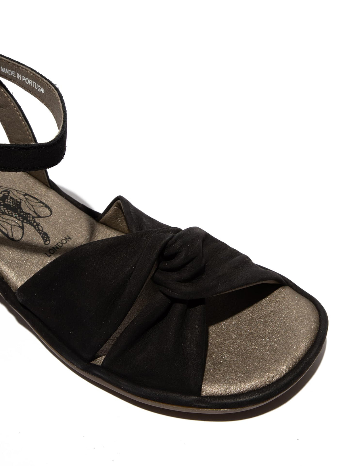 Fly London EZEN570FLY, Sandalias Mujer, Black, 37 EU