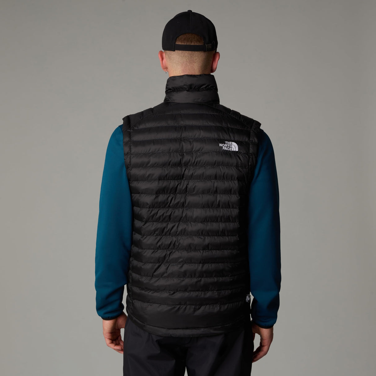 THE NORTH FACE NF0A85AF4GZ M HUILA SYNTHETIC VEST Jacket Hombre TNF Black-Asphalt Grey- Tamaño XL