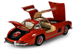 IXO Colecciones 1:8 IXO Mercedes 300 SL Rojo - modelismo, maquetas, Kit de construcción, Kit de modelismo, 602 Piezas