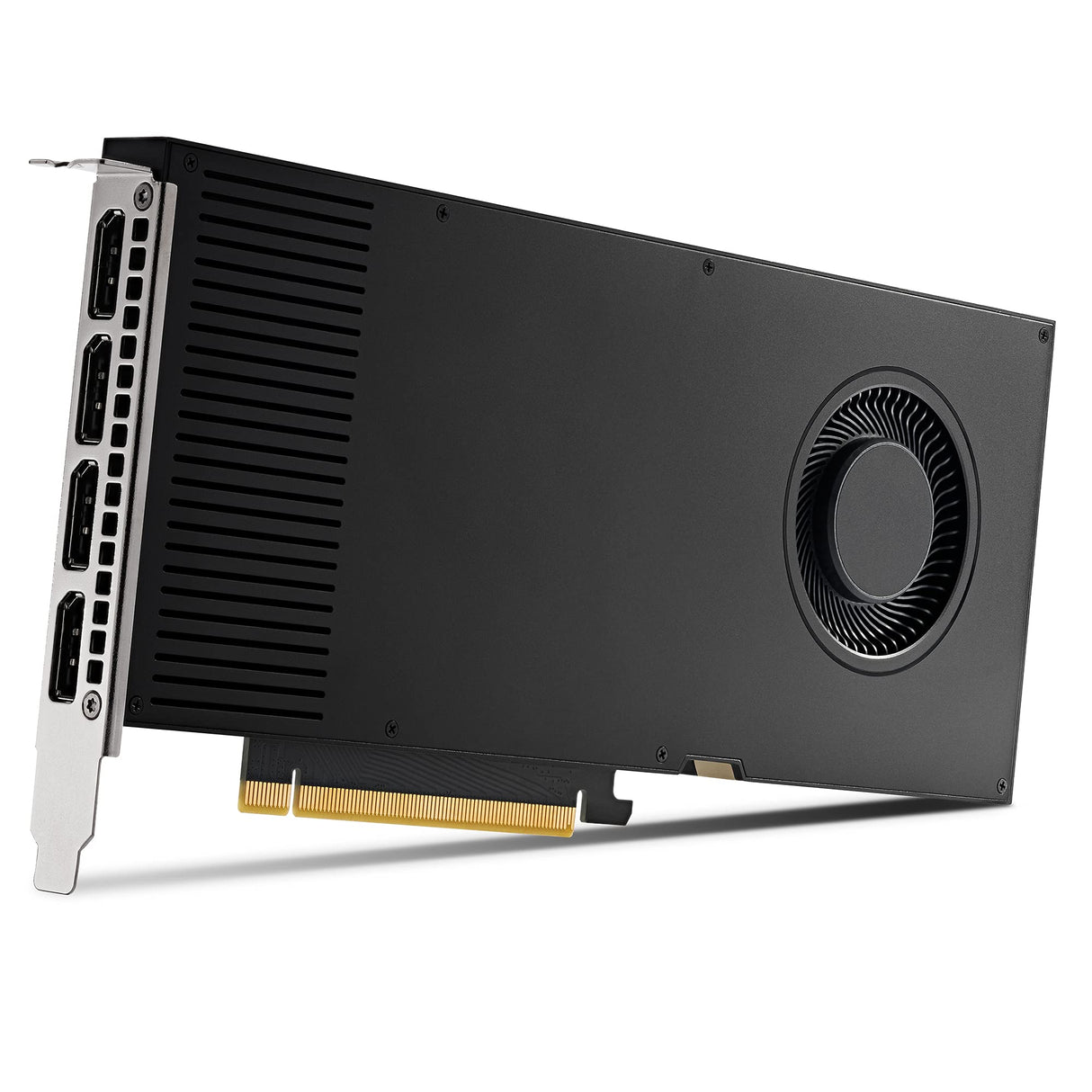 PNY NVIDIA RTX A4000 Tarjeta Gráfica Profesional 16GB GDDR6 PCI Express 4.0 x16, Ranura Doble, 4X Puerto de Visualización, 8K Soporte, Ventilador Activo ultrasilencioso
