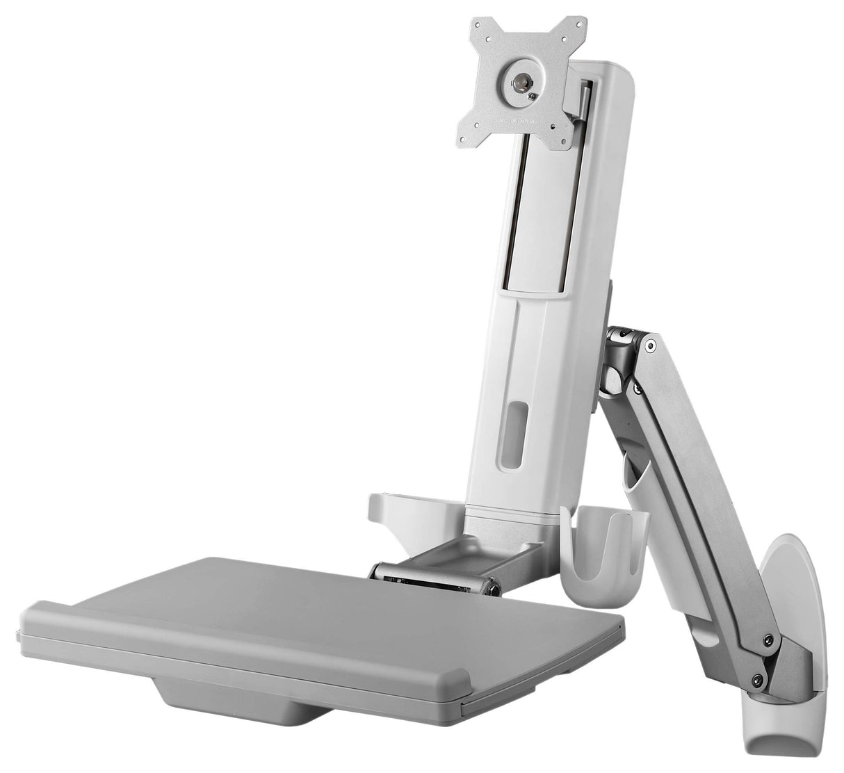 Icy Box ms600 de W – Soporte de Pared para un Monitor hasta 24 Pulgadas (61 cm) Diagonal con Teclado y Soporte de ratón