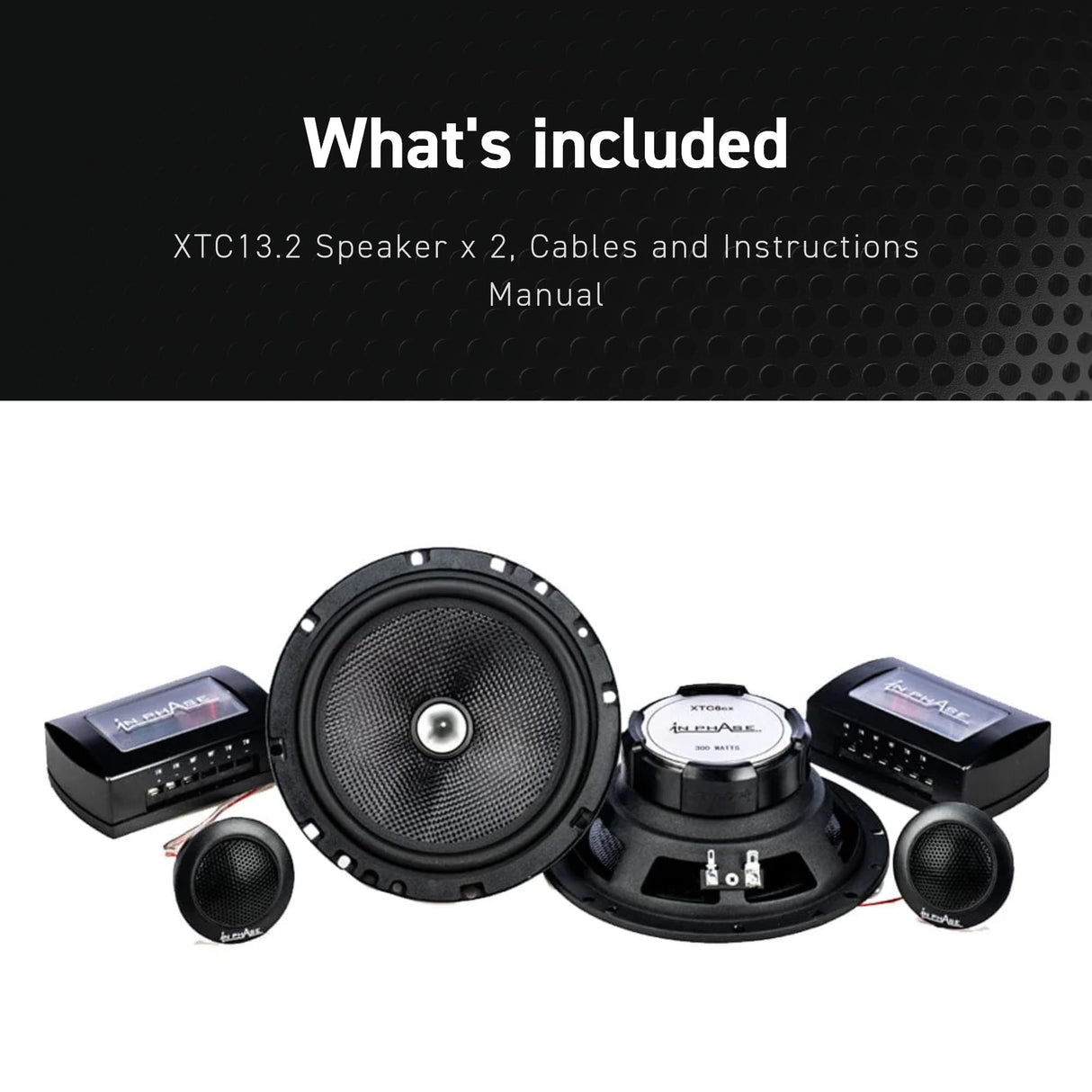 In Phase XTC6CX - Sistema de Altavoces con RMS de 60 W (300 W, 2 vías)