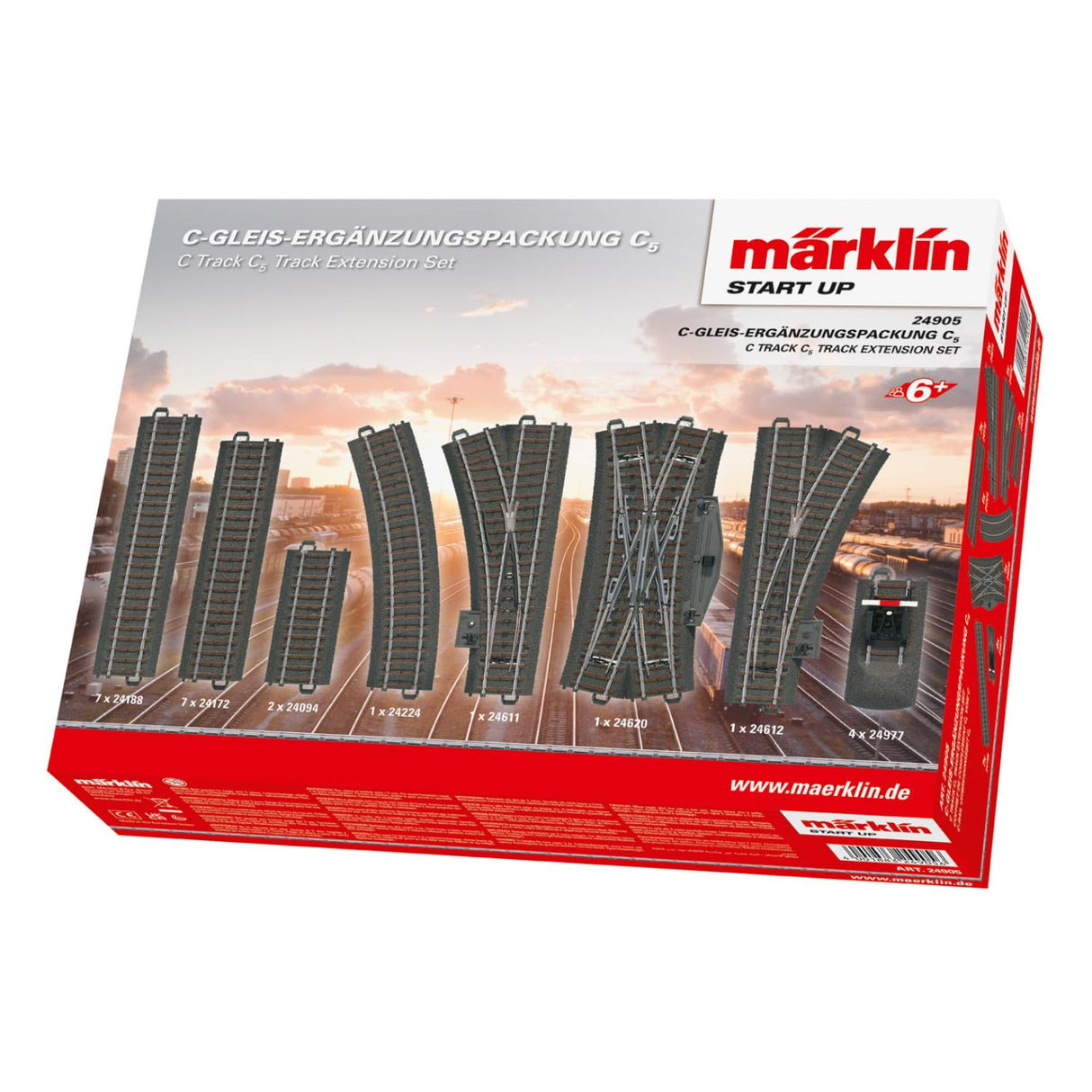 Märklin 24905 - Ampliación de la canción Set C5 C