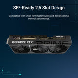 ASUS Prime GeForce RTX 5080 OC Edition 16GB GDDR7 Tarjeta gráfica Compatible con SFF (PCIe 5.0, 16 GB GDDR7, HDMI/DP 2.1, 2.5 Ranuras, Ventiladores Axial-Tech, cámara de Vapor, BIOS Dual)