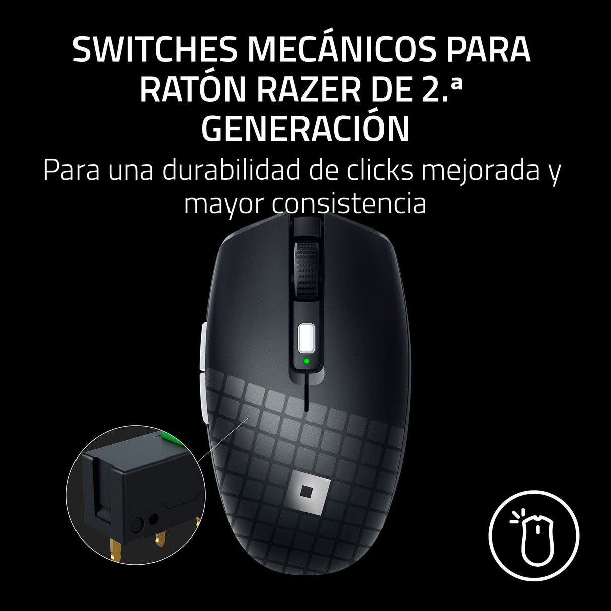 Razer Orochi V2 - Ratón Móvil Inalámbrico para Juegos con Hasta 950 Horas de Duración de la Batería (Ultraligero, Hyperspeed Y Bluetooth, Interruptores De Ratón Mecánico de 2a Gen) Roblox Ed.