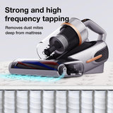 Jimmy BX7 Pro Aspirador Anti-ácaros 700W, Aspirador de mão con Esterilização UV Lamp e Ultra-sónica, Sensor Inteligente de Sujidade, para Colchões, Cama e Sofás