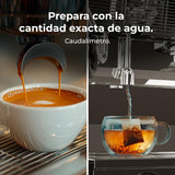 Cecotec Cafetera Express Barista Baristeo Mattina 2X. 4200W, Bomba Rotatoria 9 Bares, Caldera Triple, Pantalla Pid, Caudalímetro, Doble Manómetro, 4200W, Extracción Crema, Diseño Profesional