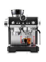 De'Longhi La Specialista Opera EC9555.BK, cafetera espresso con molinillo de café integrado, función de preparación fría, incluye barra de vapor para espumar leche, incluye accesorios juego de