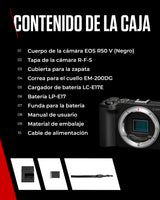 Canon EOS R50 V - (Cuerpo de Cámara) para Vlogging Compatible con Objetivos Canon RF | Creadores de Contenido, Vlogs y Viajes | Conexión por Bluetooth