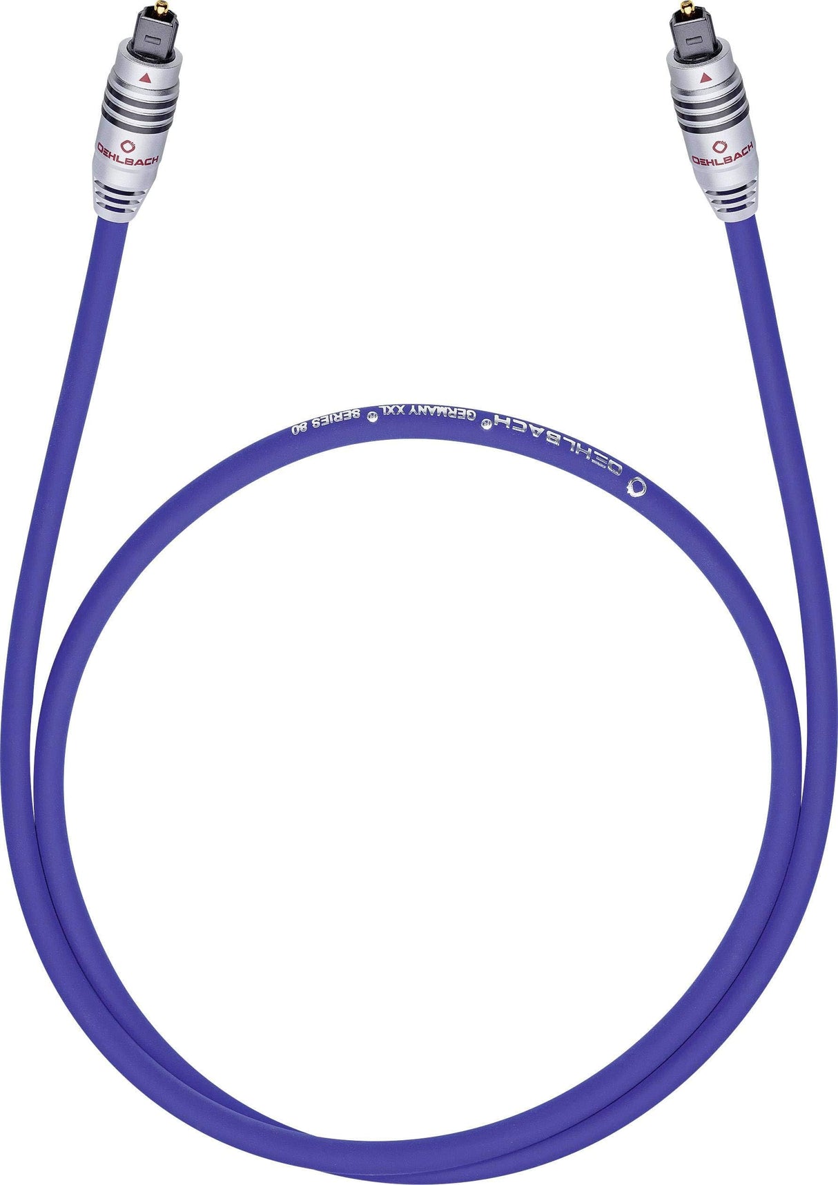 Oehlbach XXL Series 80 - Opto cable de 0.50 m, Azul