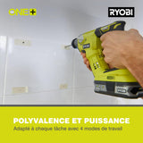 RYOBI - Martillo combinado SDS + 18V ONE+™ con 1 batería 18V - 2,5 Ah y Cargador 1,5A -R18SDS-125S