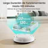 LEFANT M210 Robot Aspirador Ultra Delgado 79mm, Control por App, Bajo Ruido, Compatible con Alexa, Boquilla Anti-enredos, Ideal para Pelo de Mascotas y Suelos Duros