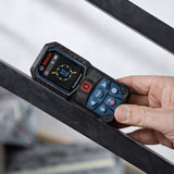 Bosch Professional medidor láser GLM 50-27 C (alcance: hasta 50 m, robusto, IP65, transferencia de datos mediante Bluetooth, 2 pilas AA, correa de sujeción, estuche)