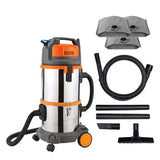 Feider, FAP1430, Especial Yeso, Agua Y Polvo, Simple De Usar, Material De Alta Precisión Y Eficaz, 1400 W 28 L, Tanque INOX Aspirador, Naranja