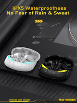 AWEI Słuchawki Bluetooth 5.0 t35 TWS + stacja dokująca -dla graczy- czarne Marca