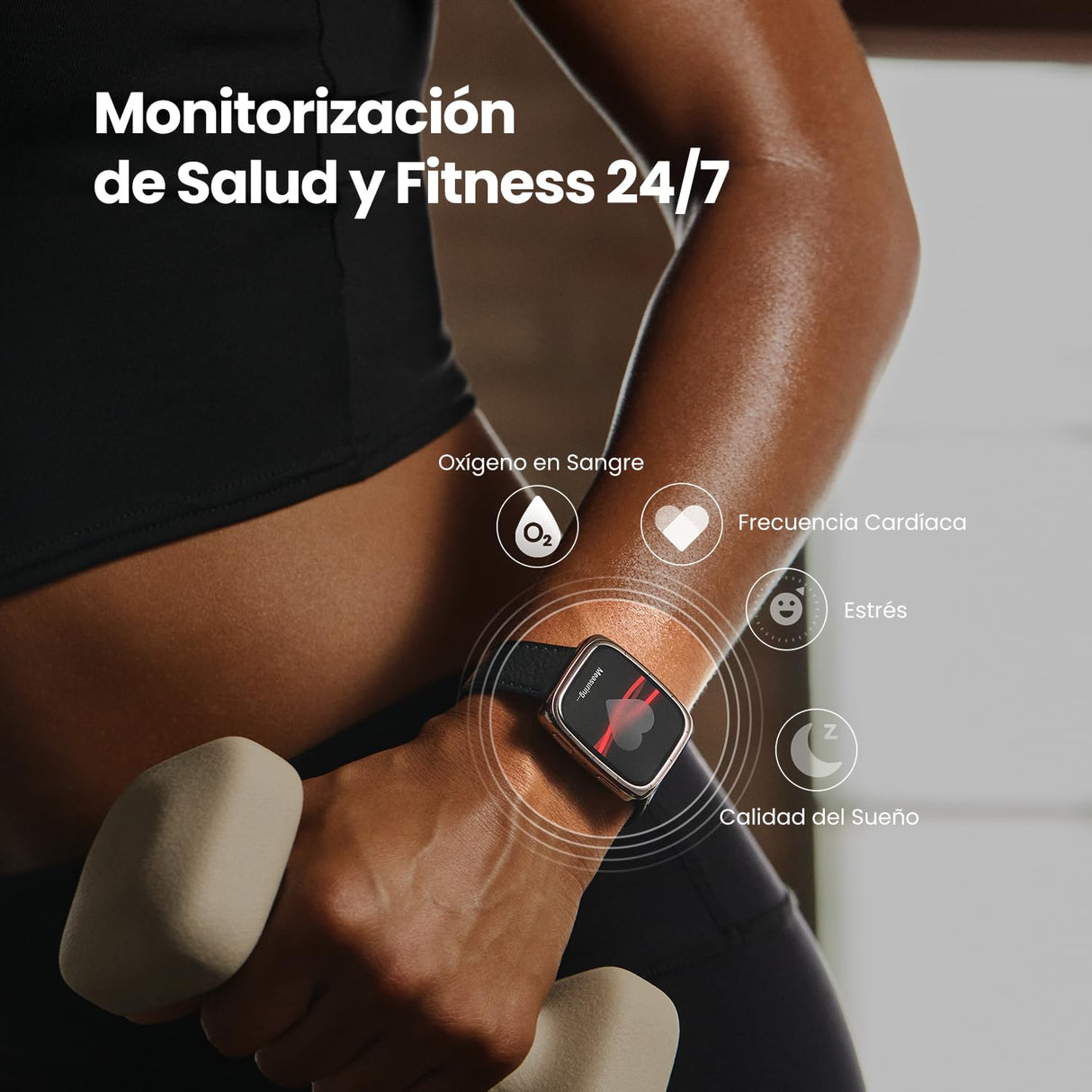 AMAZFIT Active 2 Reloj Inteligente Hombre y Mujer, Smartwatch con Pantalla AMOLED 1.75", Mapas Offline, GPS, Batería 10 Días, 160+ Modos Deportivos, Monitor de Ritmo Cardíaco y Sueño para iOS Android