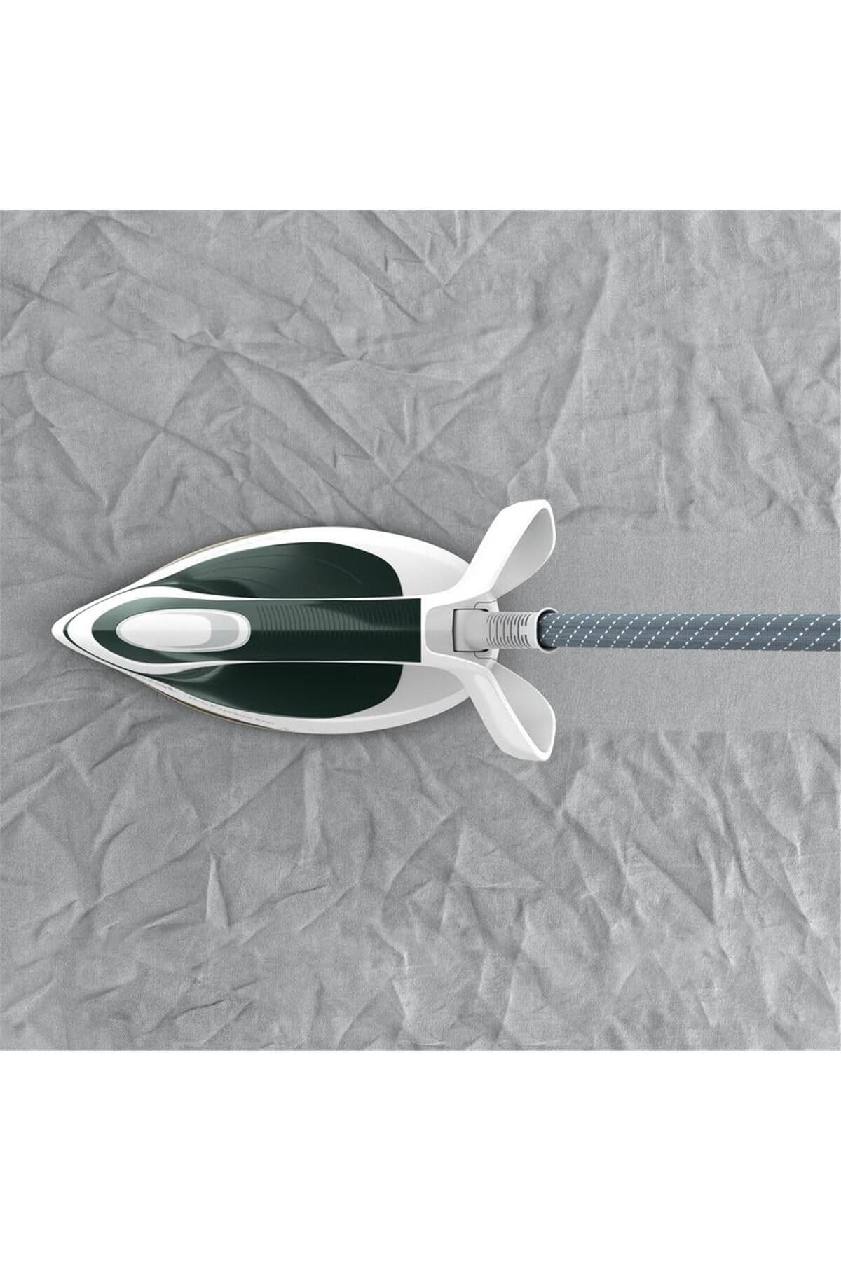 Tefal Pro Express Eco GV9E21E0 - Plancha de vapor (2200 W, presión de 7,5 bar, 560 g/min, vapor continuo, 140 g/min, modo ecológico, colector de cal, tecnología Smart Temp), color verde bosque