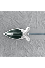 Tefal Pro Express Eco GV9E21E0 - Plancha de vapor (2200 W, presión de 7,5 bar, 560 g/min, vapor continuo, 140 g/min, modo ecológico, colector de cal, tecnología Smart Temp), color verde bosque