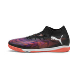 PUMA Future 8 Match IT, Zapatillas de fútbol Unisex Adulto, Black White-Glowing Red, 42 EU