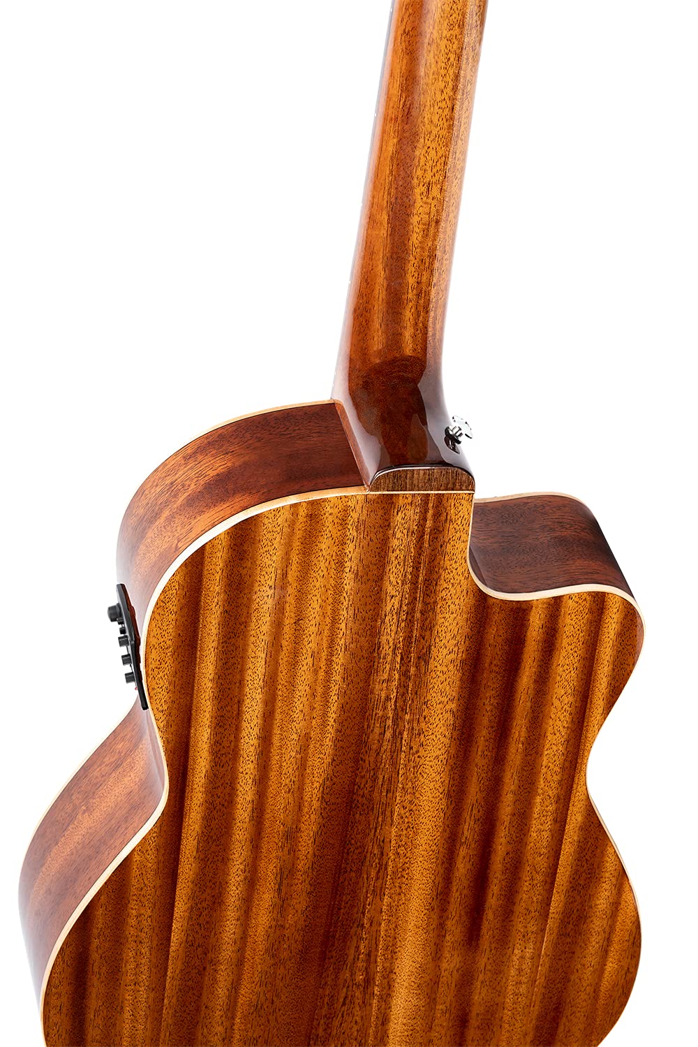 ORTEGA Perfomer Series Classical Guitar 44 Mástil delgado, Caja fina, Zurdo Abeto y Preamp y funda RCE238SN-FT-L