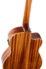 ORTEGA Perfomer Series Classical Guitar 44 Mástil delgado, Caja fina, Zurdo Abeto y Preamp y funda RCE238SN-FT-L