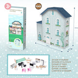 Casa De Madera De MuñEcas 4 Pisos Premium 913D00016 Deqube